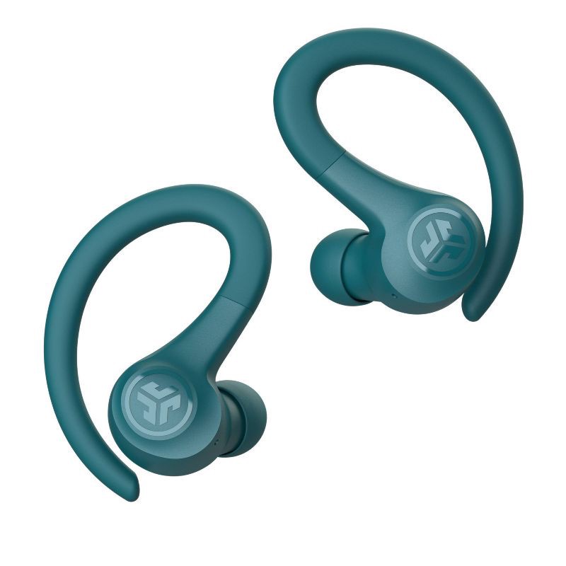 slide 3 of 9, JLab Go Air Sport True Wireless Bluetooth Earbuds - Teal: Sweat & Water Resistant, Built-In Mic, 1 ct