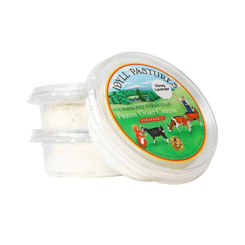 slide 2 of 4, Idyll FarmsHoney Lavender Spreadable Goat Cheese - 5oz, 5 oz