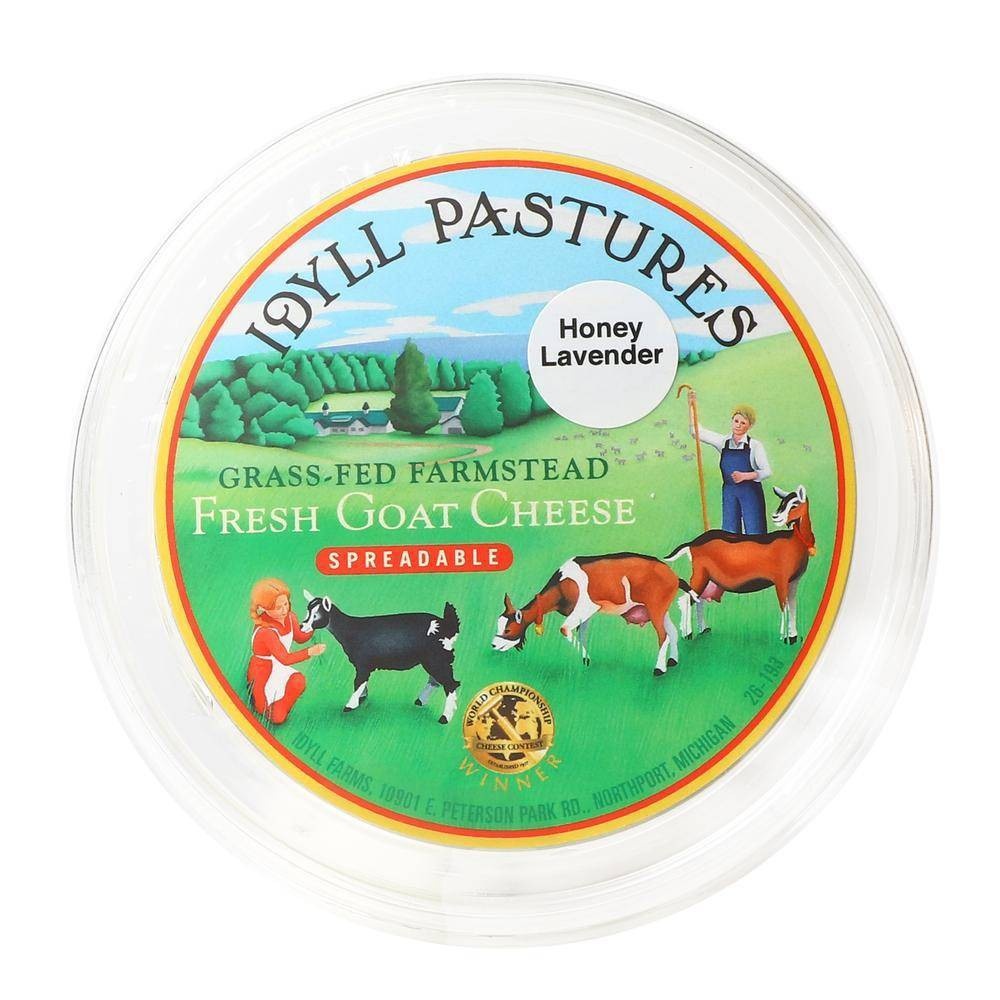slide 1 of 4, Idyll FarmsHoney Lavender Spreadable Goat Cheese - 5oz, 5 oz