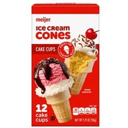 Meijer Ice Cream Cups
