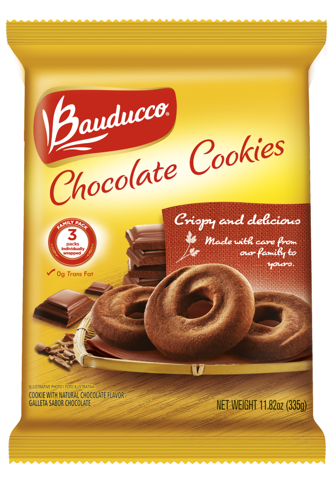 slide 1 of 5, Bauducco Chocolate Cookies, 11.82 oz