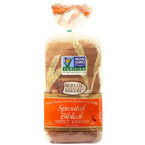 slide 1 of 1, Berlin Natural Bakery Biblical Sprouted Bread, 24 oz