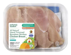 Nature's Basket Boneless, Skinless, Hand Trimmed, Thin Sliced Chicken Breast