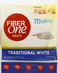 Fiber One Wraps, Traditional White