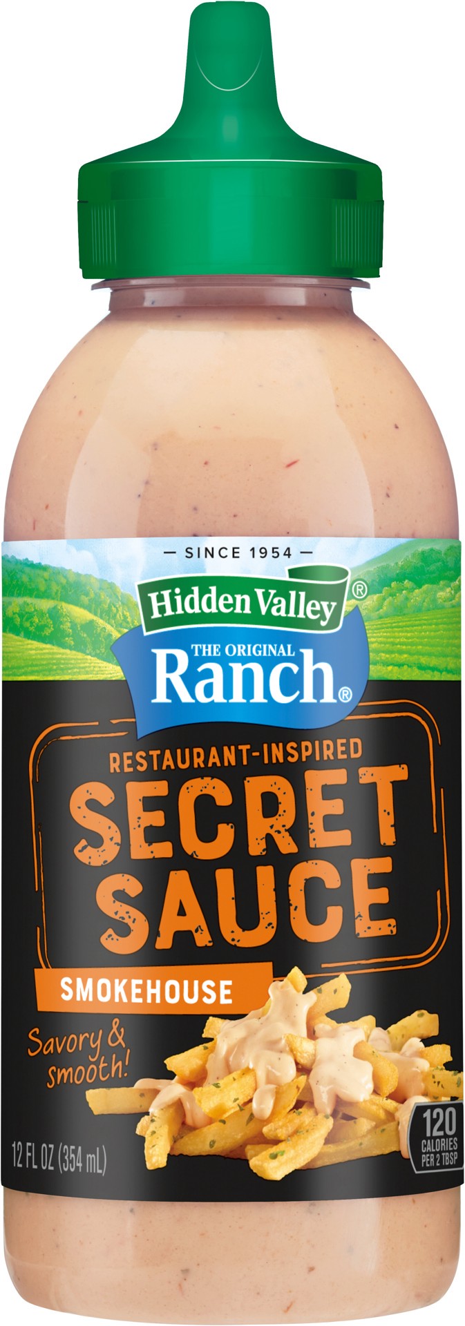 slide 1 of 5, Hidden Valley Smokehouse Ranch, 12 fl oz