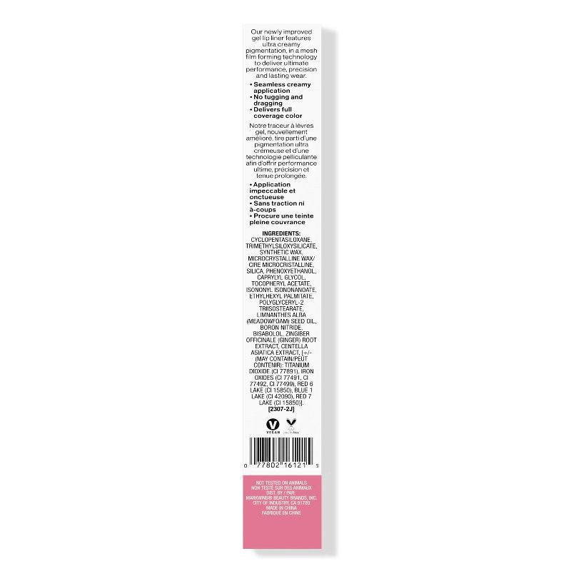 slide 3 of 5, wet n wild Perfect Pout Gel Lip Liner, 0.01 oz