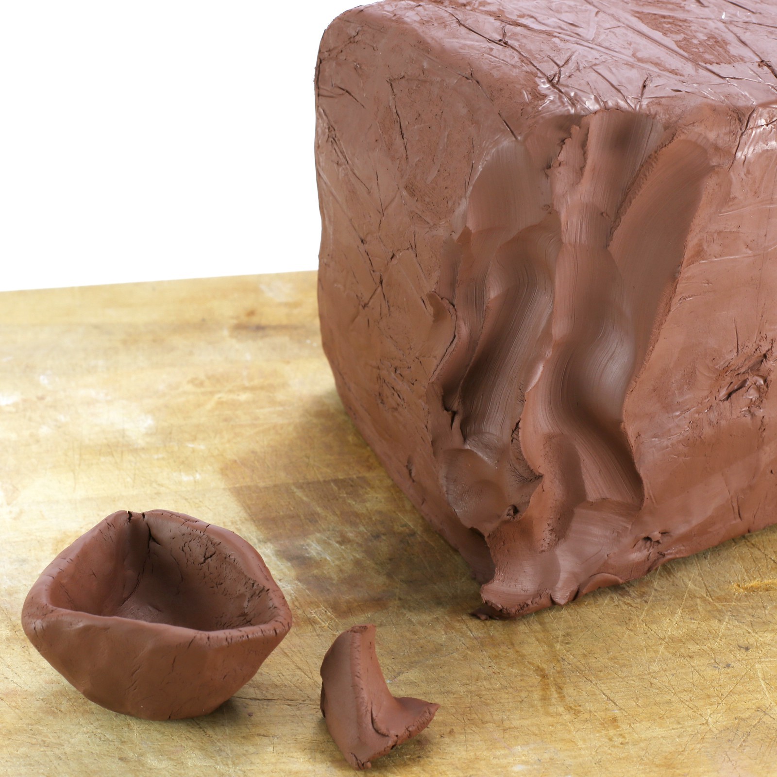 slide 5 of 5, 10lb. Natural Clay By Craft Smart, 10 lb