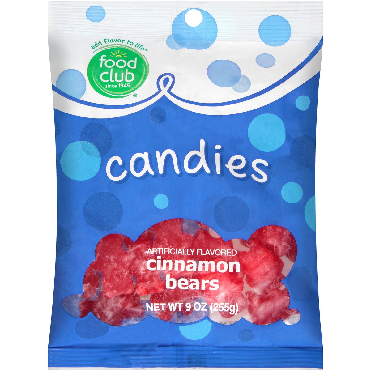 slide 9 of 10, Food Club Cinnamon Bears Candies, 9 oz