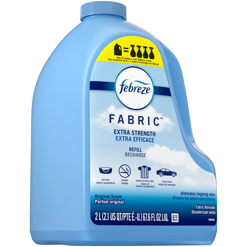 slide 3 of 3, Febreze Extra Strength Fabric Refresher, 67.6 oz