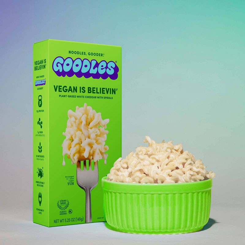 slide 3 of 4, Goodles Vegan Is Believin - 5.25oz, 5.25 oz