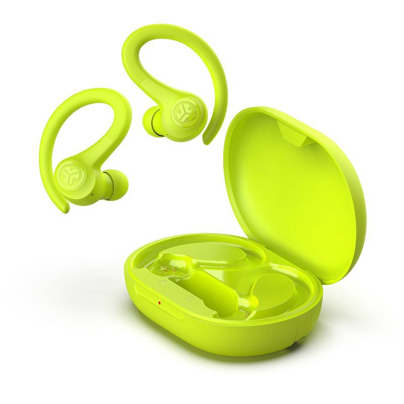 slide 1 of 9, JLab Go Air Sport True Wireless Bluetooth Earbuds - Yellow, 1 ct