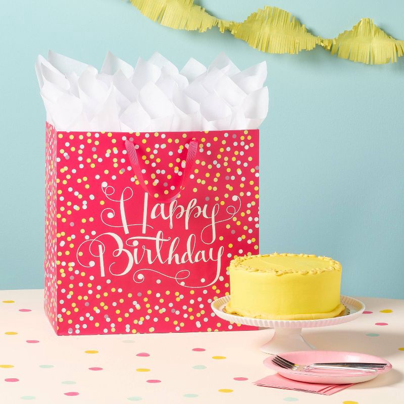 slide 2 of 3, 8ct Tissue Paper White Solid - Spritz™, 8 ct