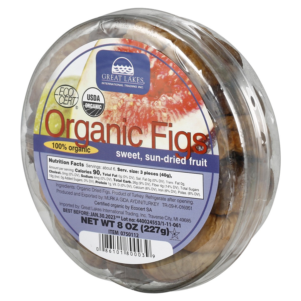 slide 9 of 29, Great Lakes Sun-Dried Organic Garland Figs, 8 oz