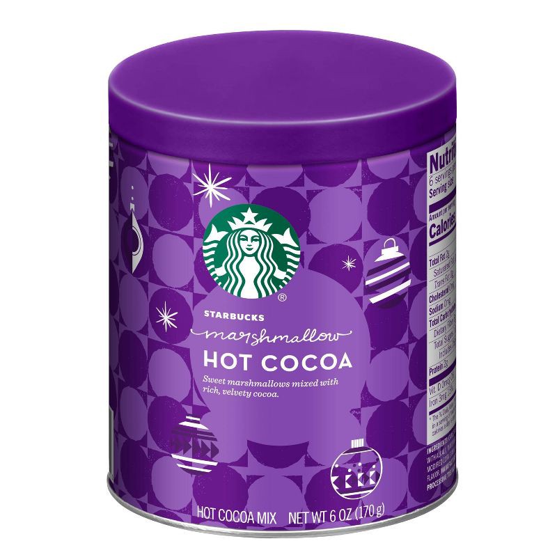 slide 1 of 3, Starbucks Marshmallow Hot Cocoa Tin - 6oz, 6 oz