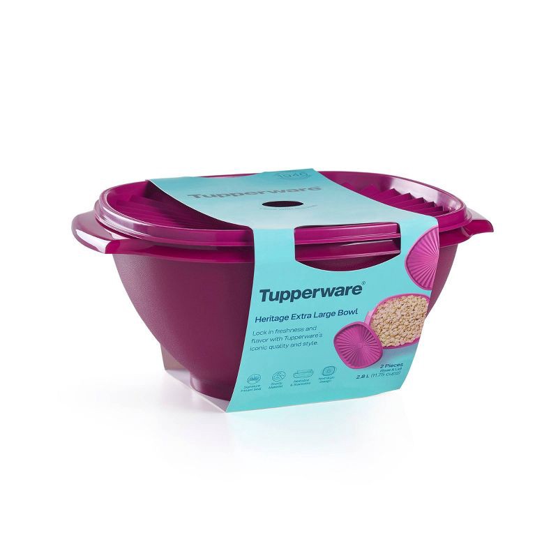 slide 3 of 11, Tupperware Heritage - 11.75C Bowl - Radish, 1 ct