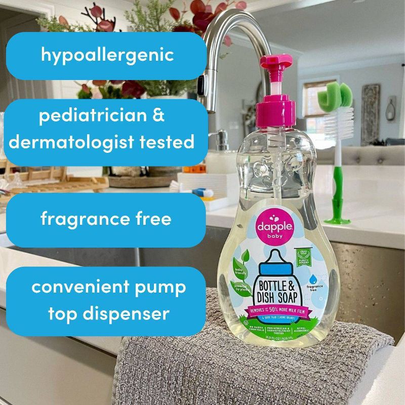 slide 6 of 8, Dapple Bottle and Dish Soap - 16.9 fl oz, 16.9 fl oz