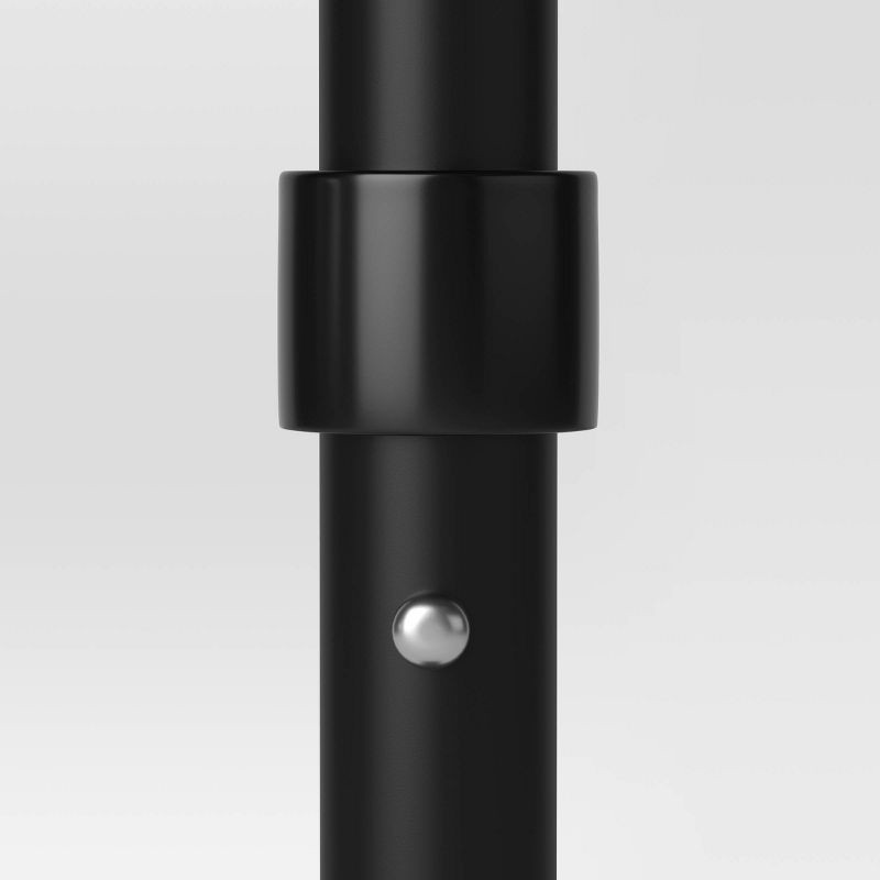 slide 4 of 5, 7.5' Round Outdoor Patio Market Umbrella Tan - Room Essentials™: Fade-Resistant, Steel Frame, Push-Up Lift, 1 ct
