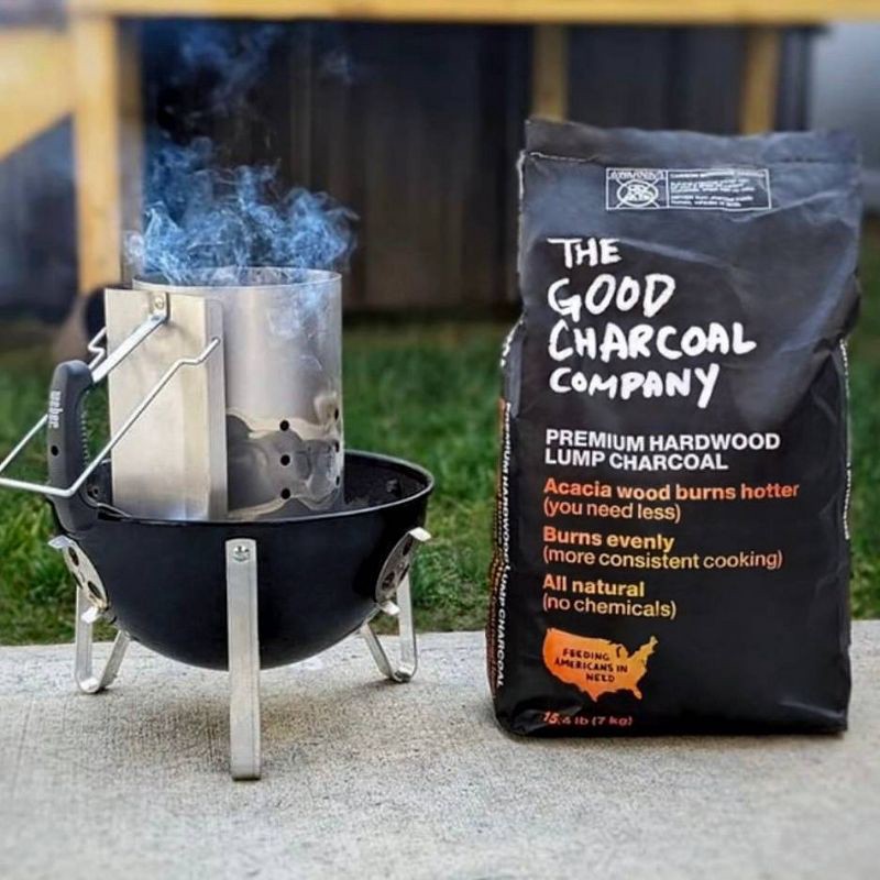slide 2 of 7, The Good Charcoal Company 8lb Premium Hardwood Lump Charcoal, 8 lb