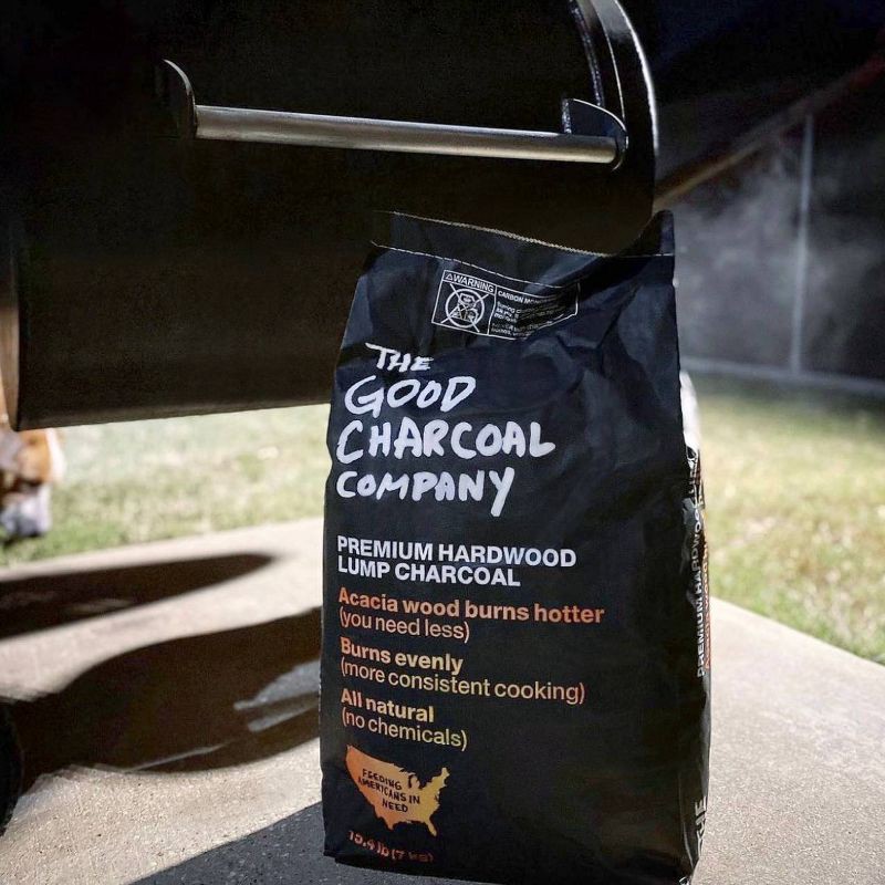 slide 6 of 7, The Good Charcoal Company 8lb Premium Hardwood Lump Charcoal, 8 lb