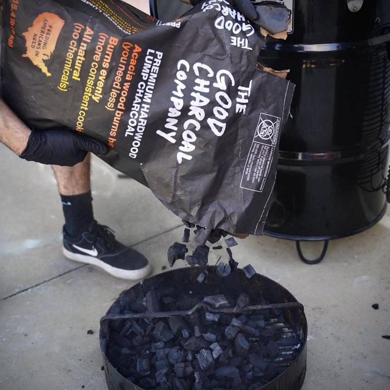 slide 7 of 7, The Good Charcoal Company 8lb Premium Hardwood Lump Charcoal, 8 lb