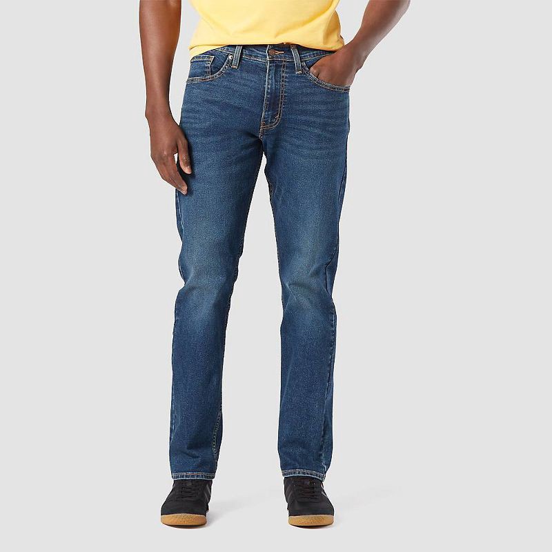 slide 1 of 3, DENIZEN from Levi's DENIZEN® from Levi's® Men's 232™ Slim Straight Fit Jeans - Blue Denim 30x32: Heavyweight Cotton Blend, Low Rise, Stretch Denim, 1 ct