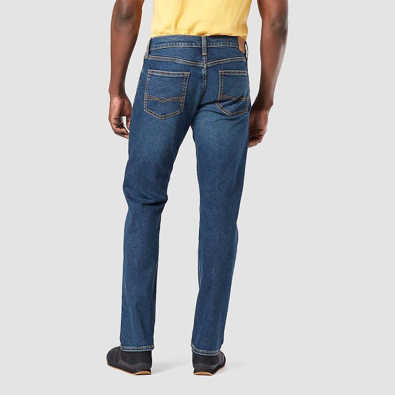 slide 3 of 3, DENIZEN from Levi's DENIZEN® from Levi's® Men's 232™ Slim Straight Fit Jeans - Blue Denim 34x32: Heavyweight Cotton Blend, Low Rise, Stretch Denim, 1 ct