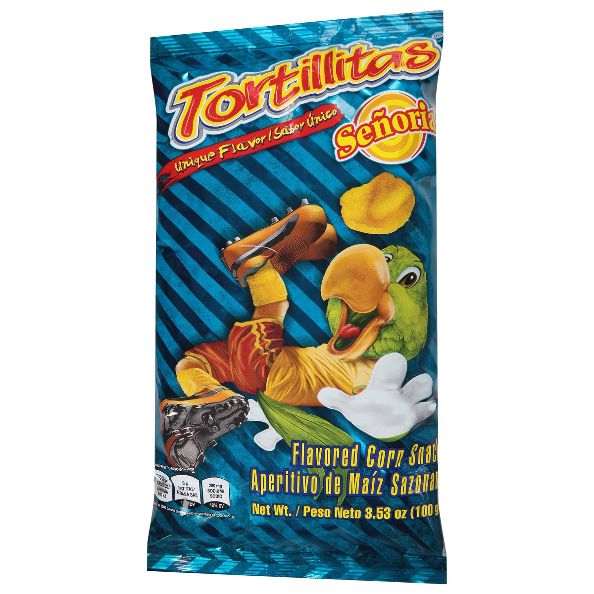 slide 2 of 13, Senñorial Unique Flavor Corn Snacks 100 g, 3.53 oz