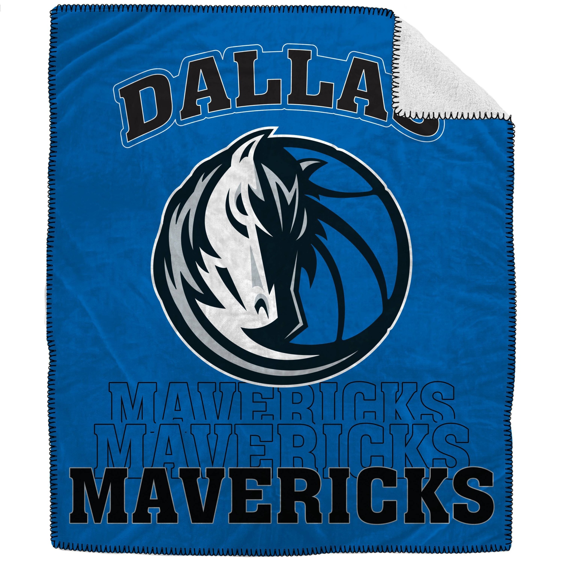 slide 1 of 1, NBA Dallas Mavericks Replay Curve Throw Blanket, 1 ct