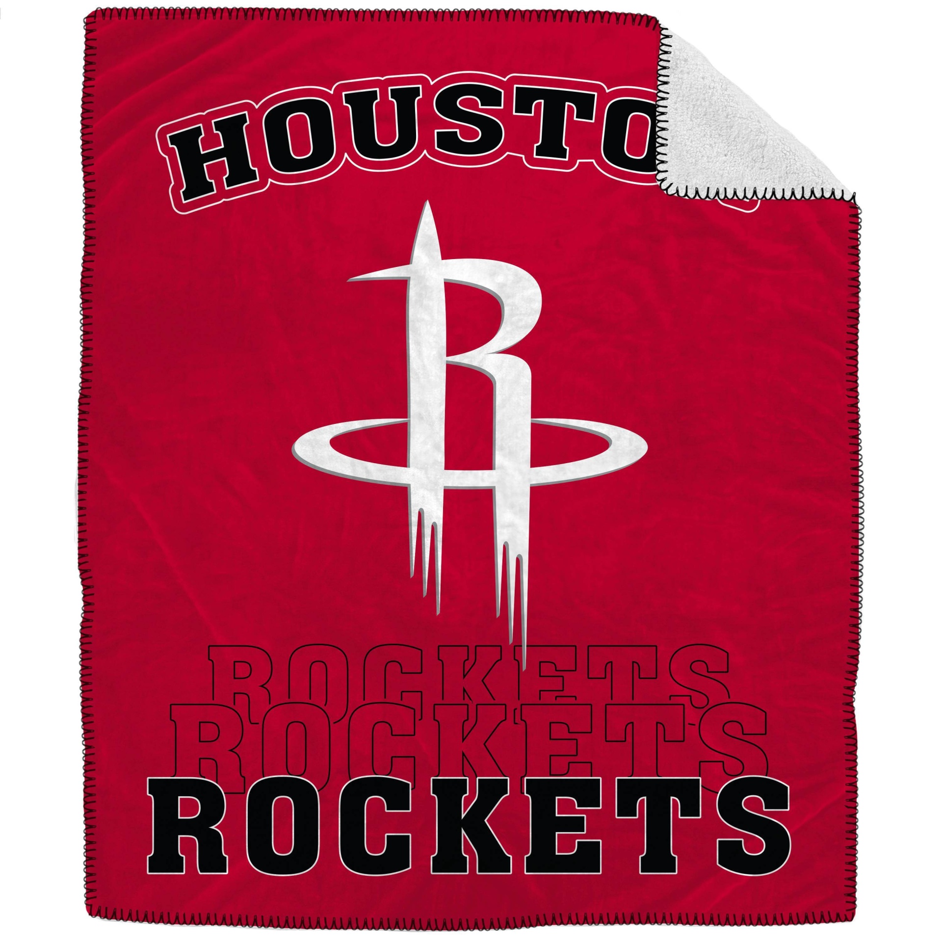 slide 1 of 1, NBA Houston Rockets Replay Curve Throw Blanket, 1 ct