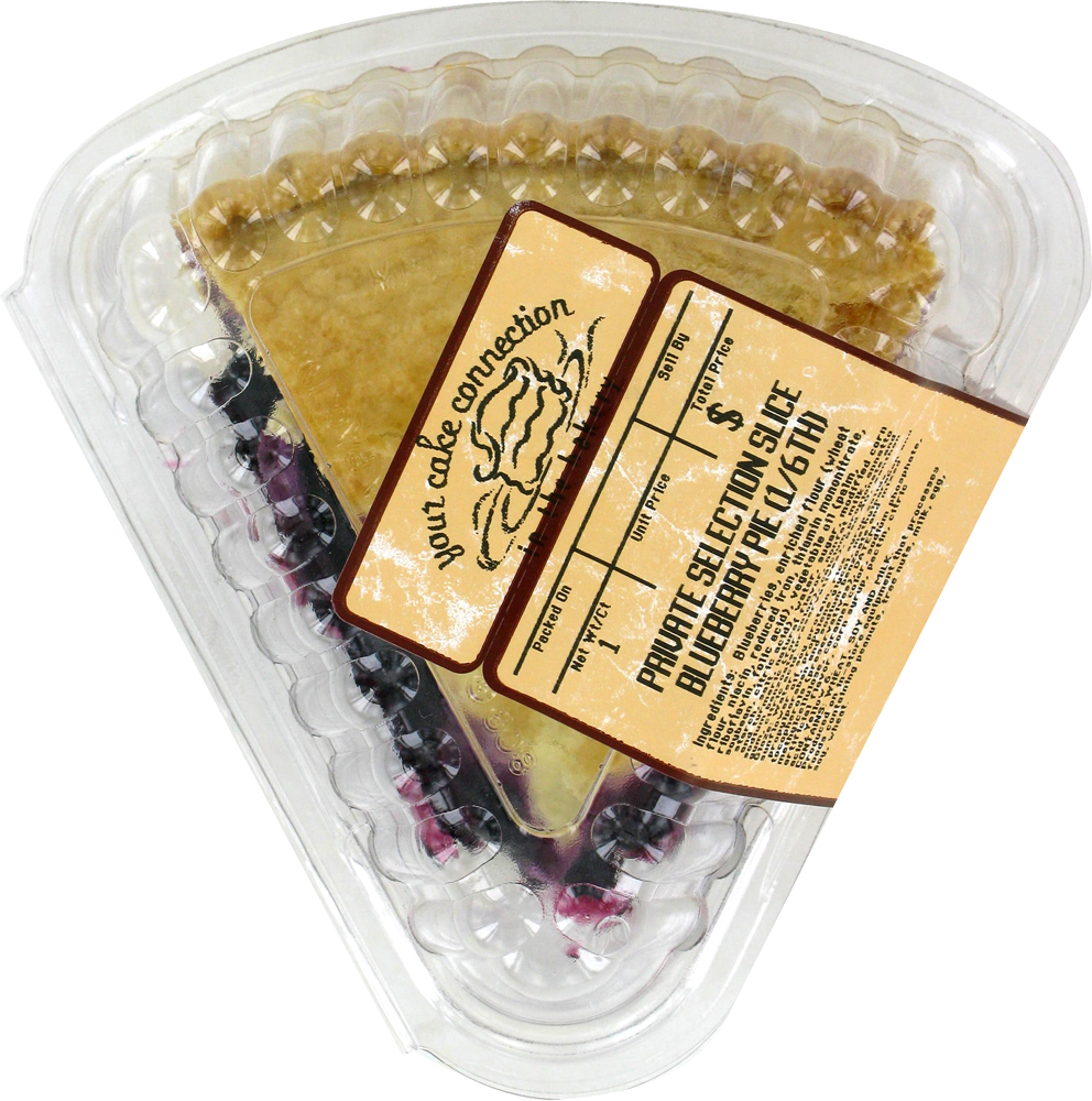 slide 1 of 1, Private Selection Blueberry Pie Slice, 5.8 oz