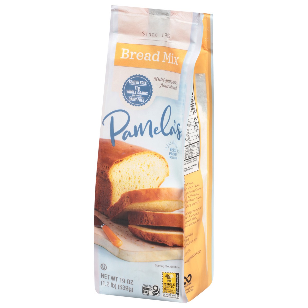 slide 6 of 9, Pamela's Bread Mix 19 oz, 19 oz