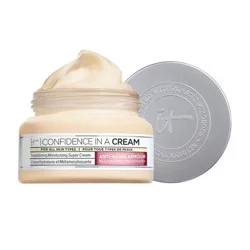IT Cosmetics Confidence In A Cream Anti-Aging Face Moisturizer - 2oz - Ulta Beauty: Hyaluronic Acid, For Normal, Combination, Sensitive, Mature