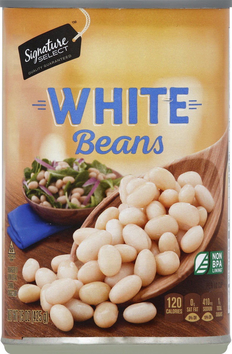 slide 2 of 2, Signature Select White Beans 15 oz, 15 oz