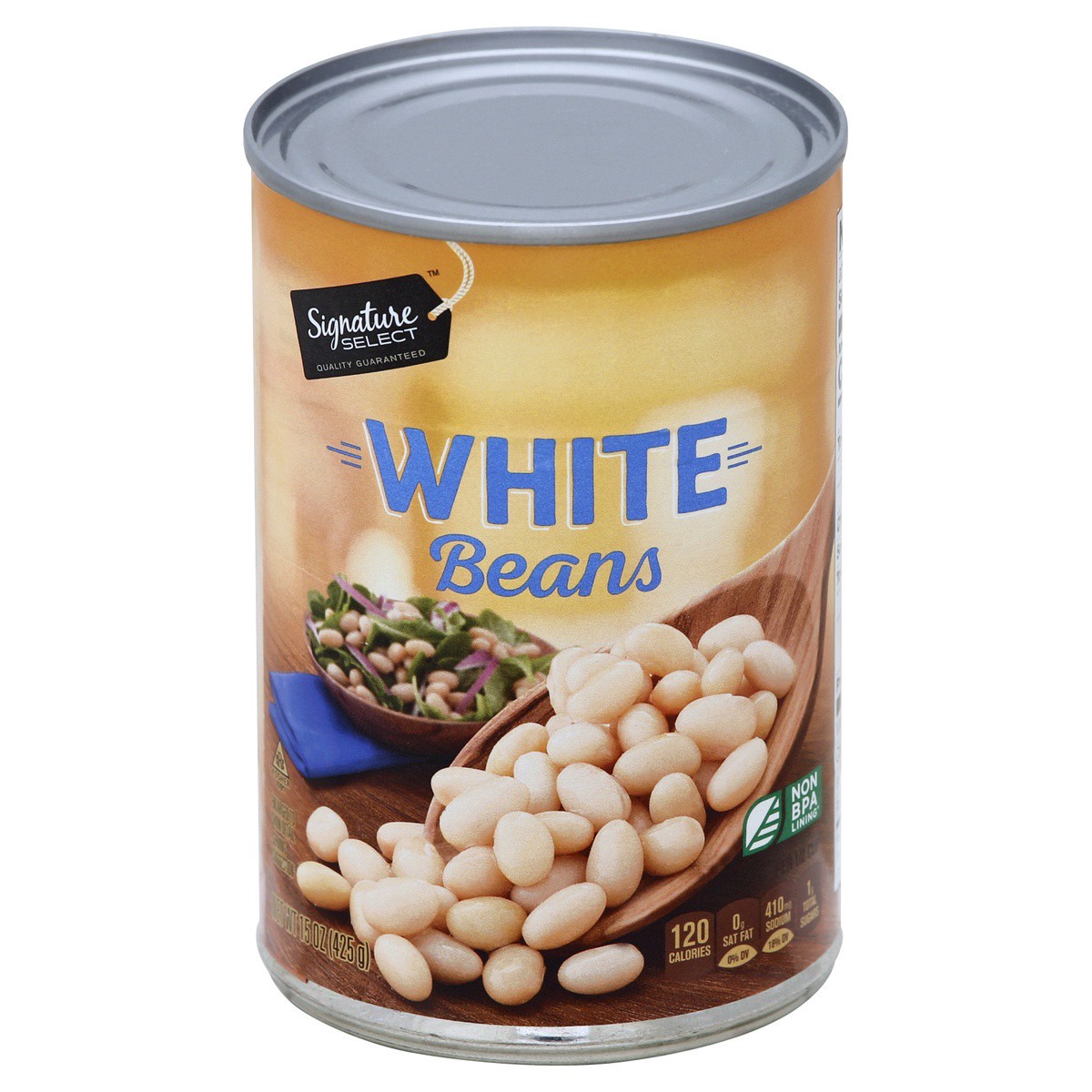 slide 1 of 2, Signature Select White Beans 15 oz, 15 oz