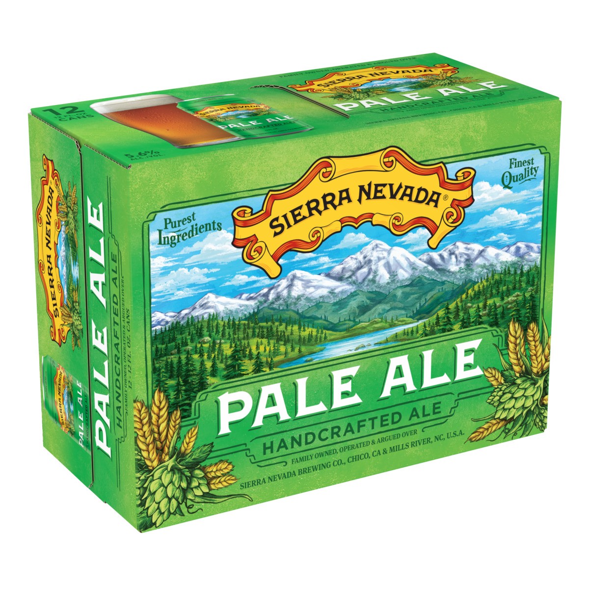 slide 1 of 10, Sierra Nevada Pale Ale Craft Beer 12 Pack (12oz Cans), 12 ct; 12 fl oz
