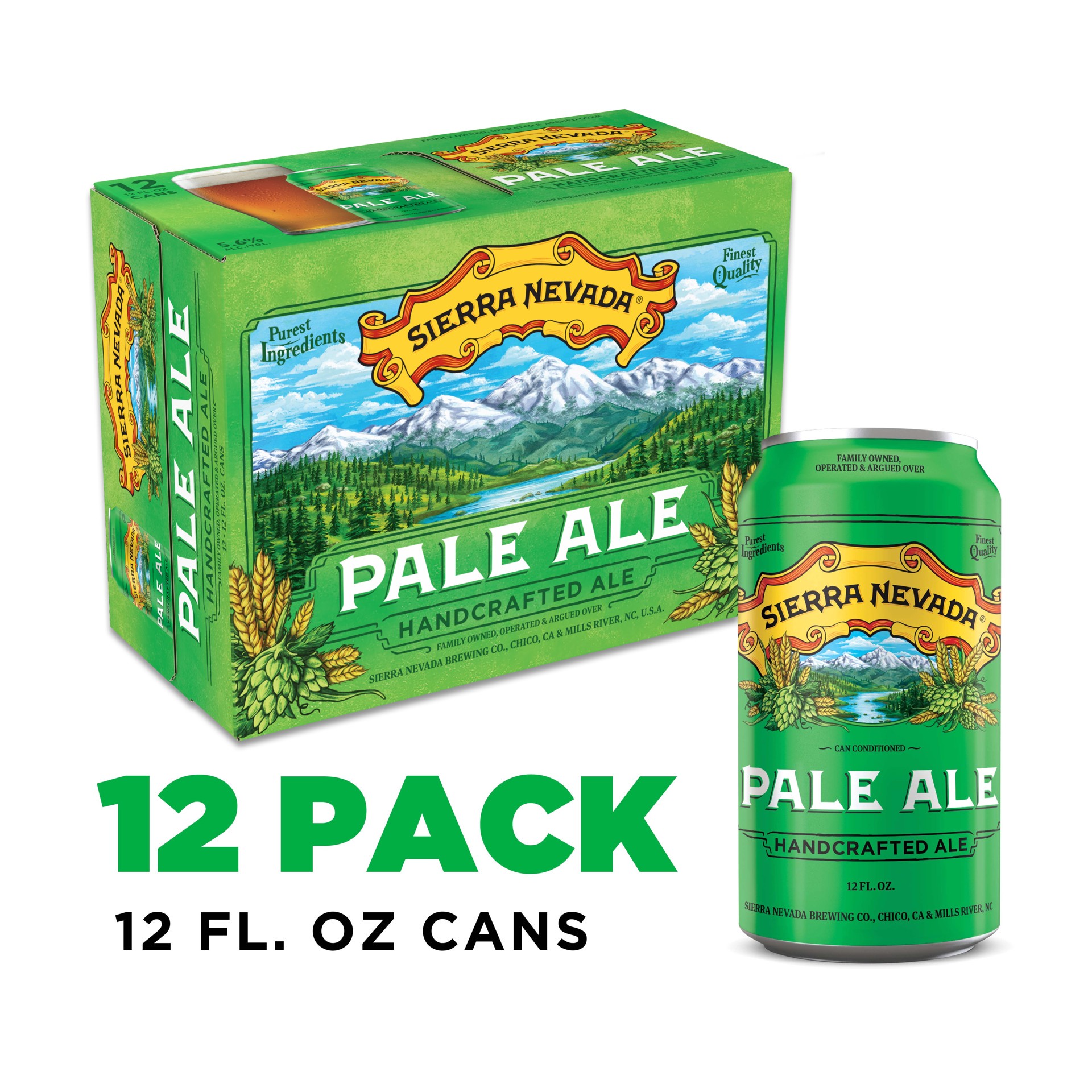 slide 1 of 10, Sierra Nevada Pale Ale Craft Beer 12 Pack (12oz Cans), 12 oz