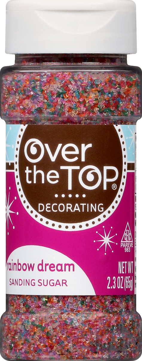 slide 8 of 14, Over The Top Decorating Rainbow Dream Sanding Sugar 2.3 oz, 2.3 oz