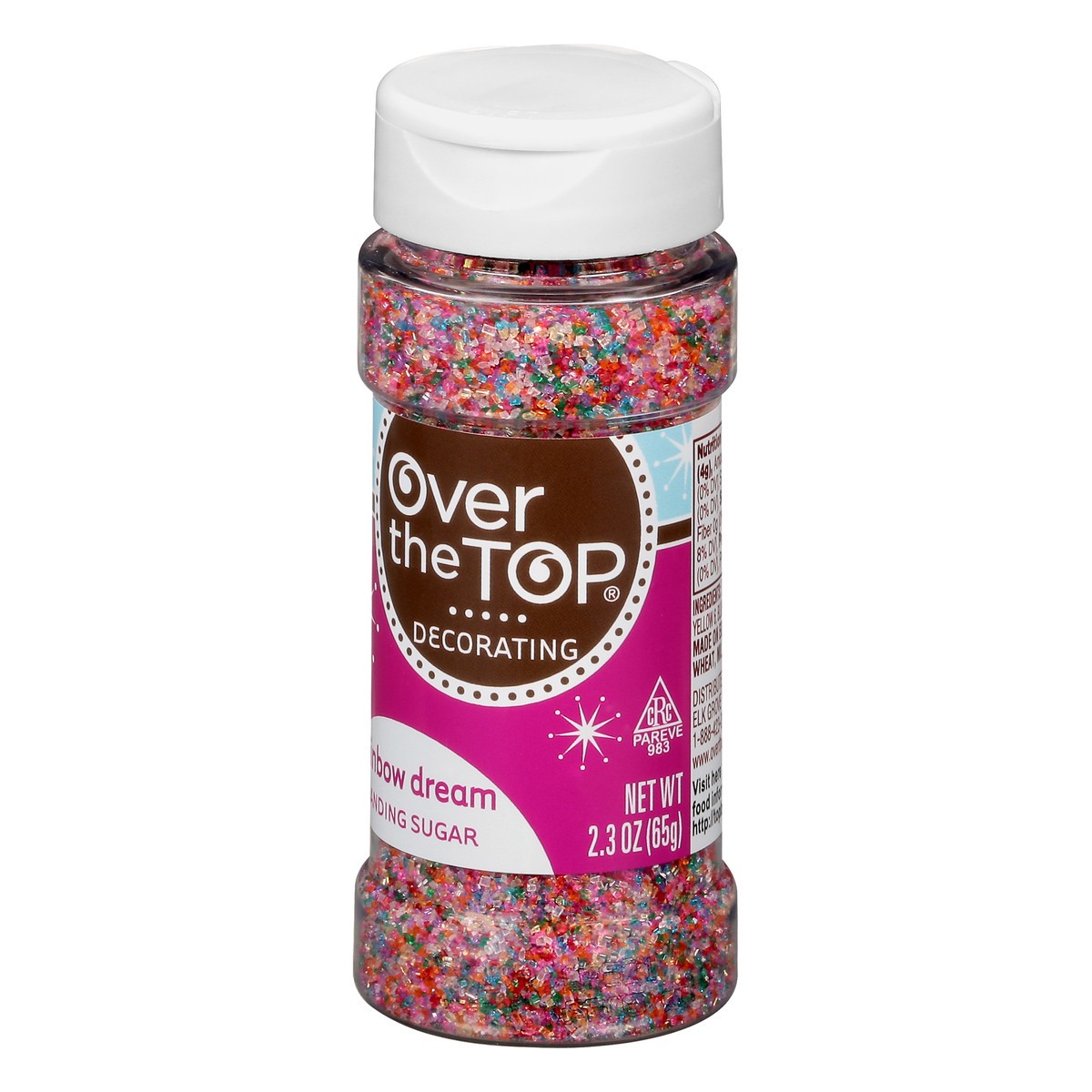 slide 13 of 14, Over The Top Decorating Rainbow Dream Sanding Sugar 2.3 oz, 2.3 oz