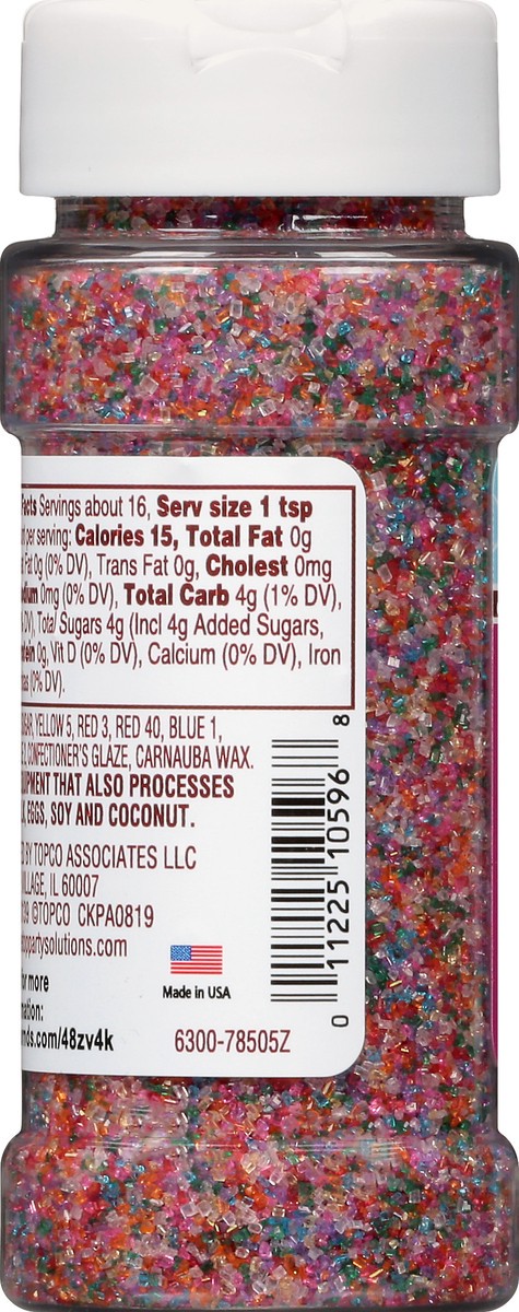 slide 11 of 14, Over The Top Decorating Rainbow Dream Sanding Sugar 2.3 oz, 2.3 oz