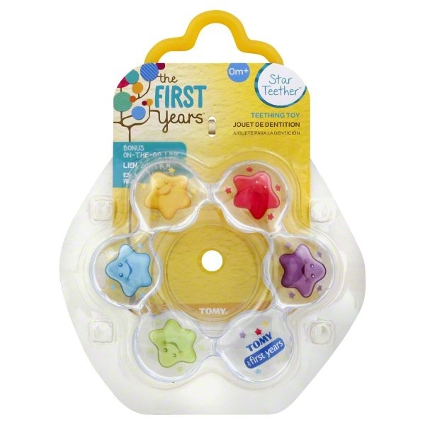 slide 1 of 1, The First Years Star Teether, 16 ct