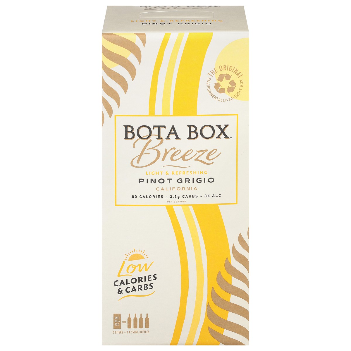 slide 7 of 10, Bota Box Breeze Pinot Grigio, 3 liter