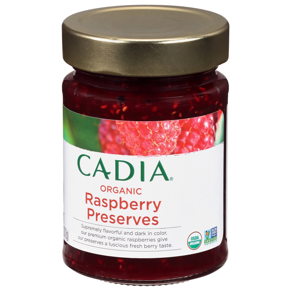 slide 3 of 9, Cadia Organic Raspberry Preserves 11 oz, 11 oz