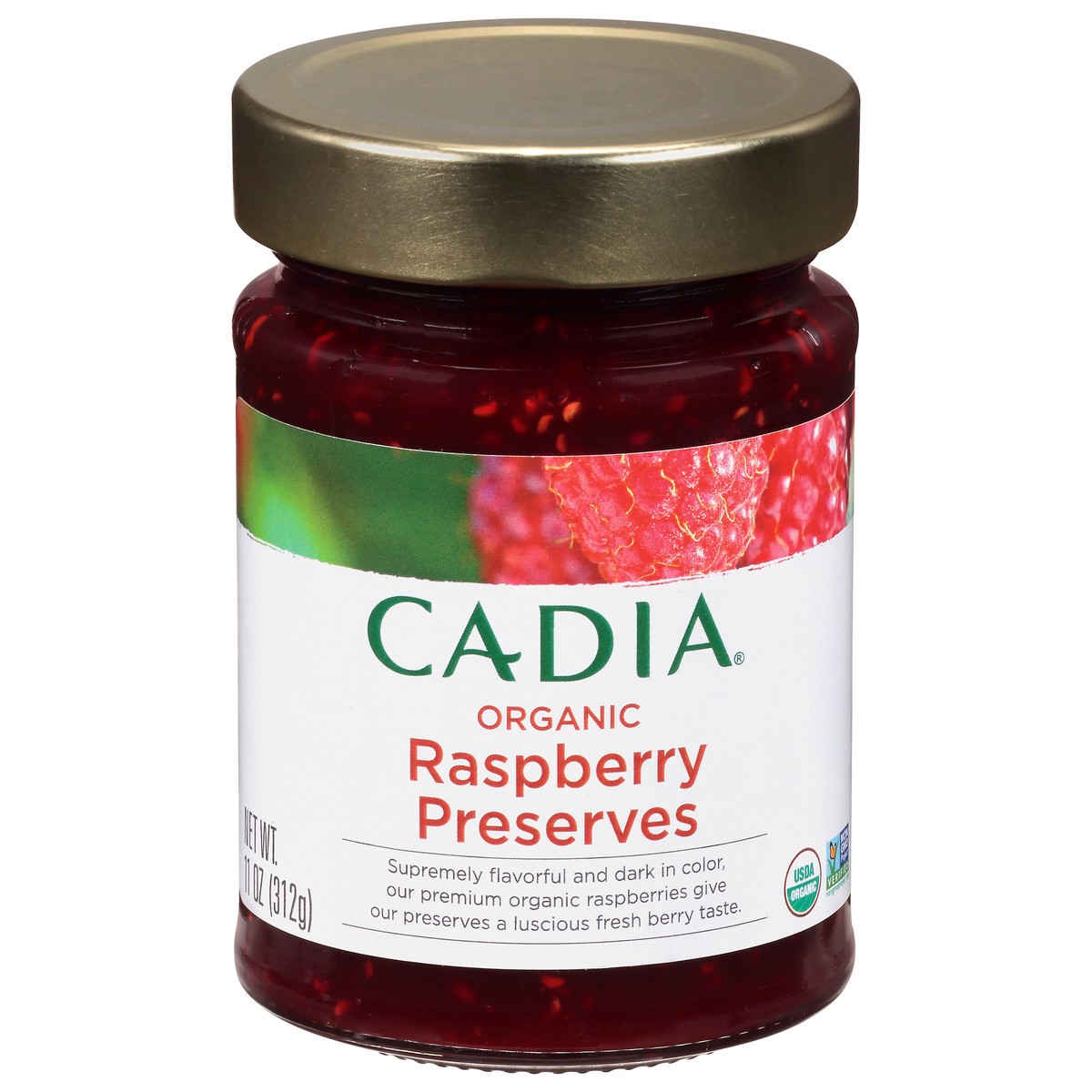 slide 1 of 9, Cadia Organic Raspberry Preserves 11 oz, 11 oz