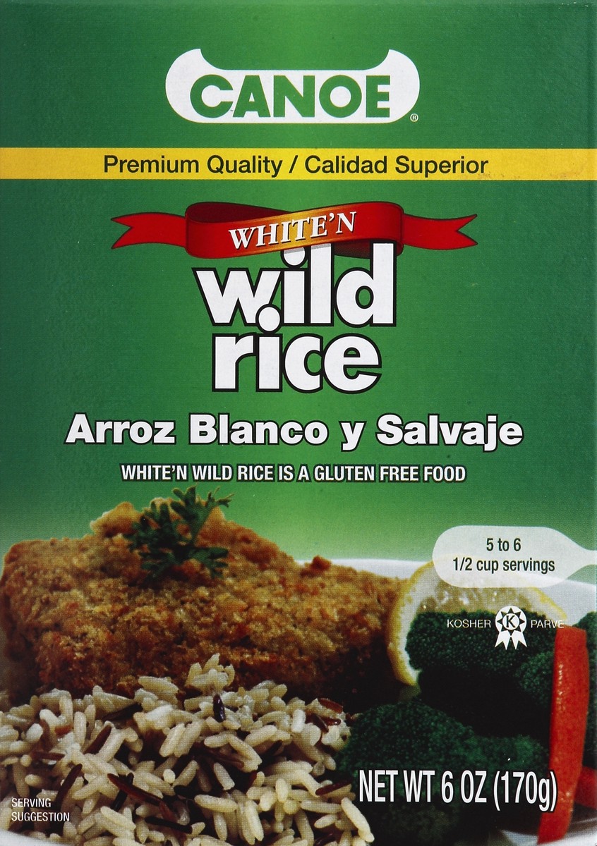 slide 3 of 5, Canoe White'n Wild Rice, 6 oz