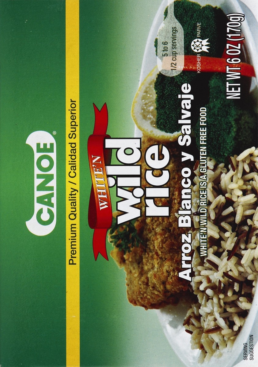 slide 5 of 5, Canoe White'n Wild Rice, 6 oz