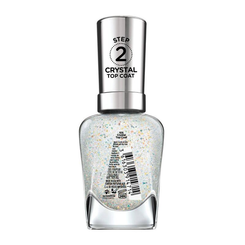 slide 2 of 7, Sally Hansen Miracle Gel Nail Polish - Special Effects Top Coat - 105 Crystal Top Coat - 0.5 fl oz, 0.5 fl oz