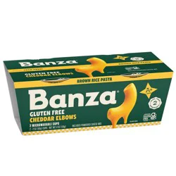 Banza Gluten Free Brown Rice Microwaveable Mac and Cheddar - 4oz/2ct