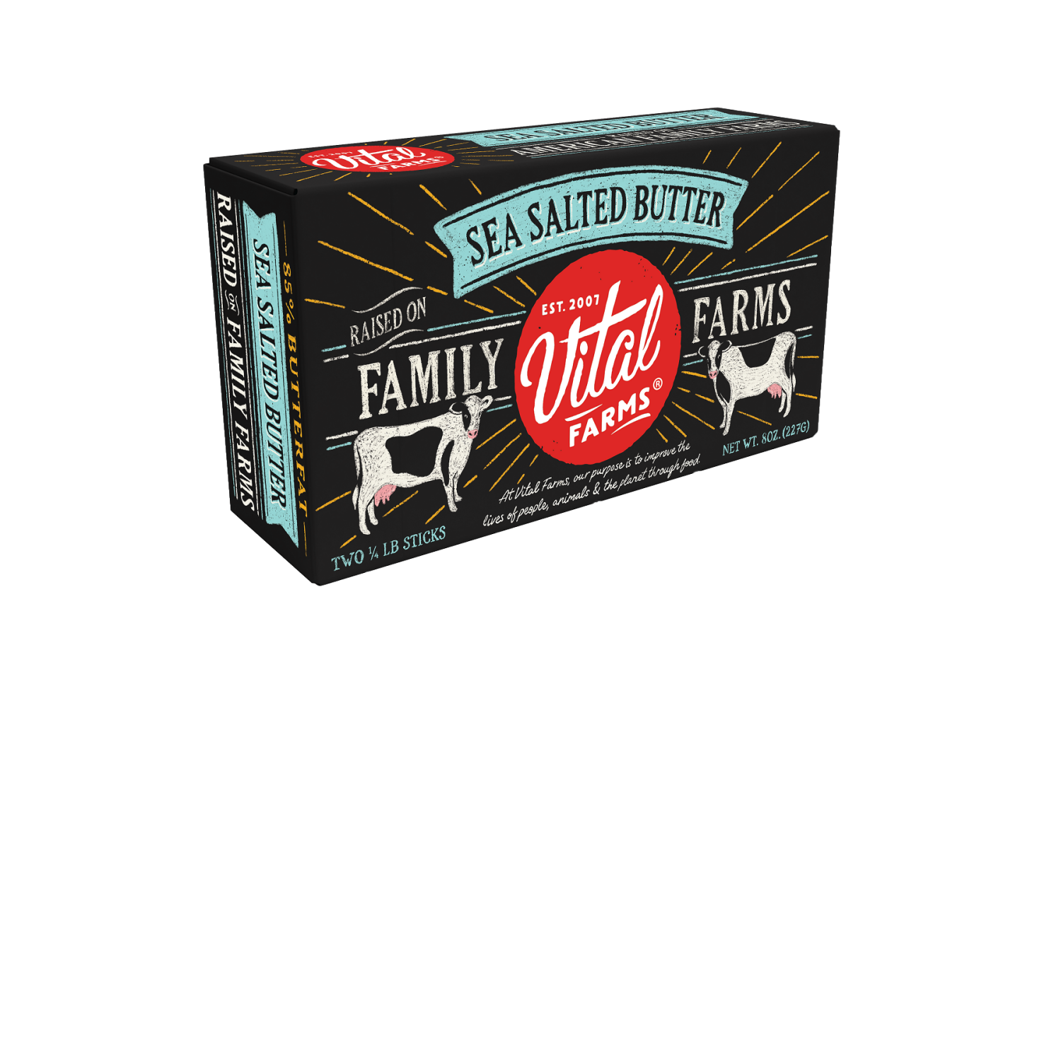 slide 4 of 5, Vital Farms Salted Butter 2 - 0.25 lb Sticks, 2 ct