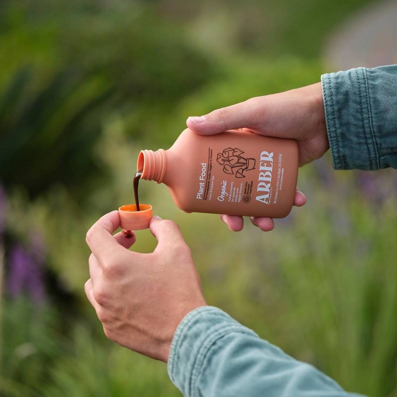 slide 4 of 8, Arber 8oz Organic Plant Food Concentrate: All-Season Nutrient Mix, Patio & Lawn Care, 3-2-1 NPK, 100 sq ft Coverage, 8 oz, 100 sq ft