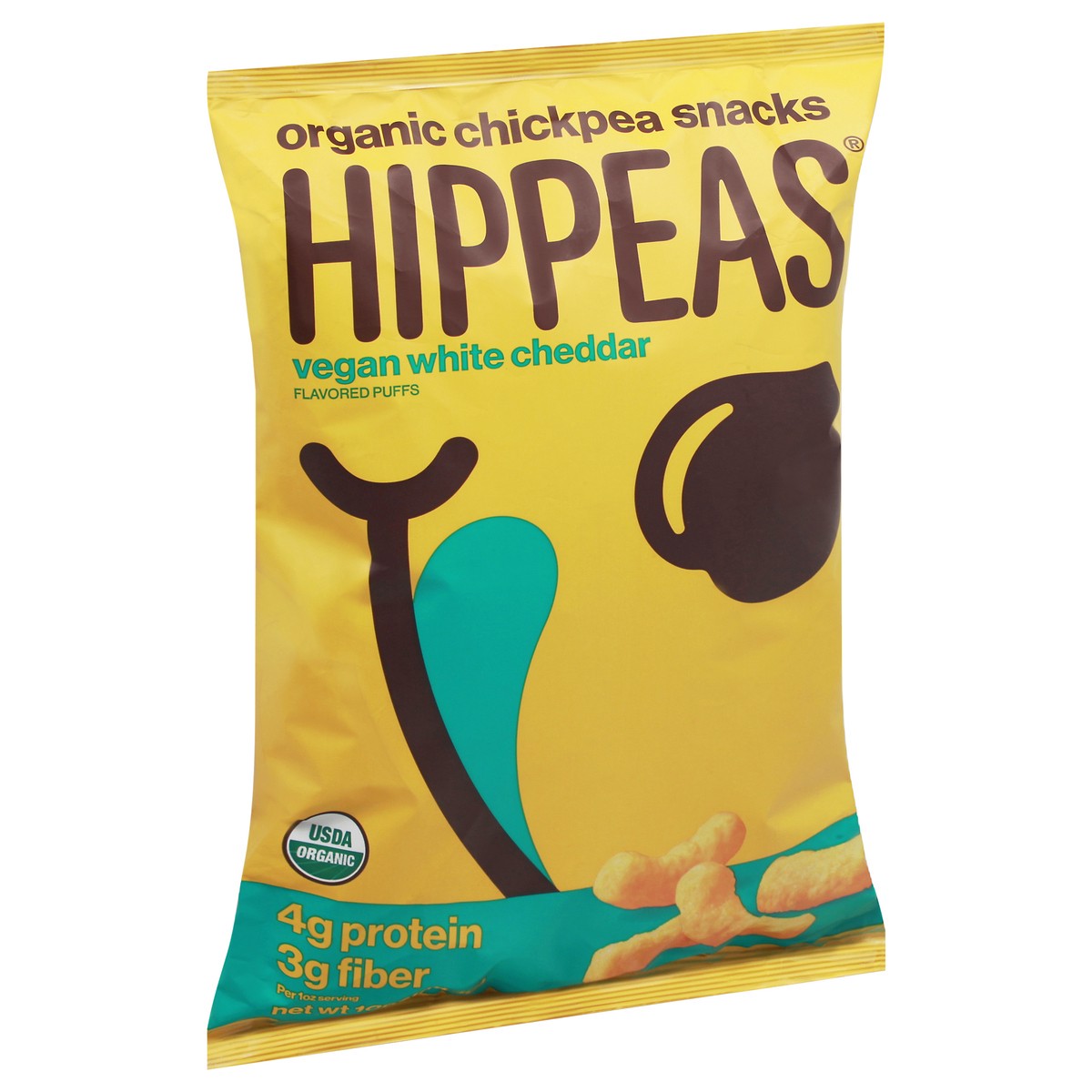 slide 2 of 9, HIPPEAS Puffs Organic Vegan White Cheddar Chickpea Snacks 10 oz, 10 oz